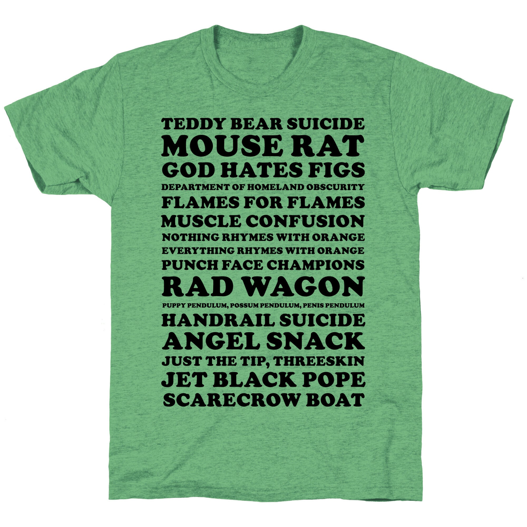 Andy Dwyer Band Names Unisex Triblend Tee